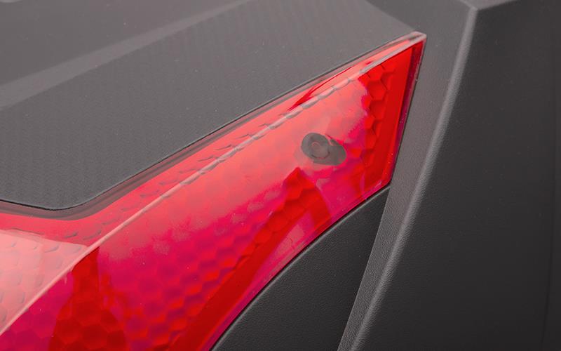 Kufer motocyklowy Moretti MR711 32l czarny odblask