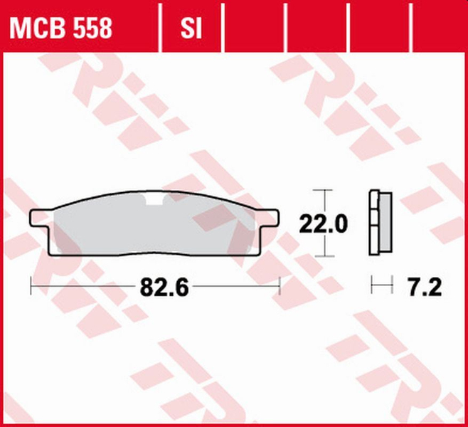 TRW klocki hamulcowe KH119 Yamaha DT 50 YZ 65 80 85