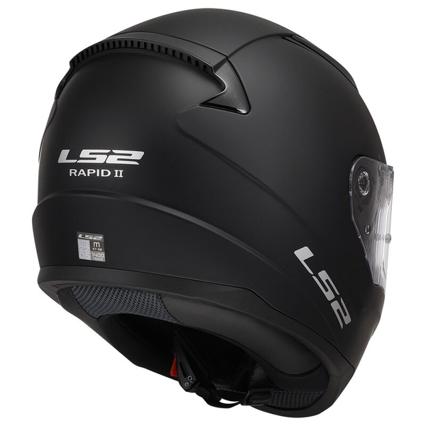 Kask integralny LS2 FF353 RAPID II SOLID MATT BLACK ECE 22.06