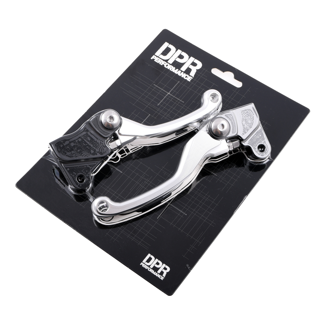 Dźwignia hamulca i sprzęgła srebrne aluminiowe Simson DPR Performance