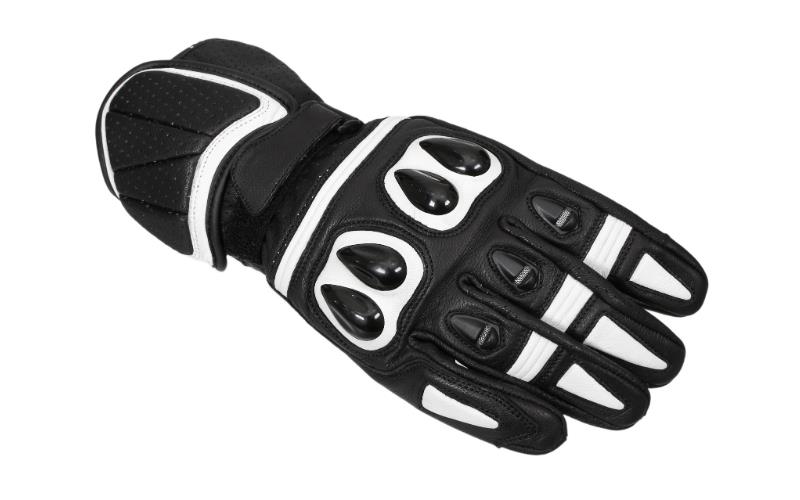 Rękawice motocyklowe Sporty M-1648 Czarno-Białe S