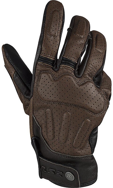 Rękawice LS2 Rust Leather Man Brown
