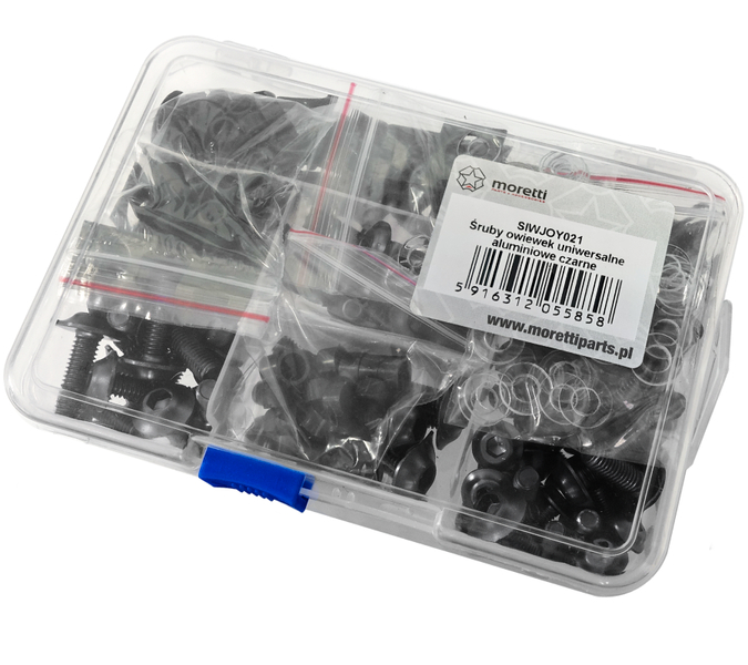 Śruby owiewek z Blaszkami do Owiewki Skuter Quad Zestaw 193szt