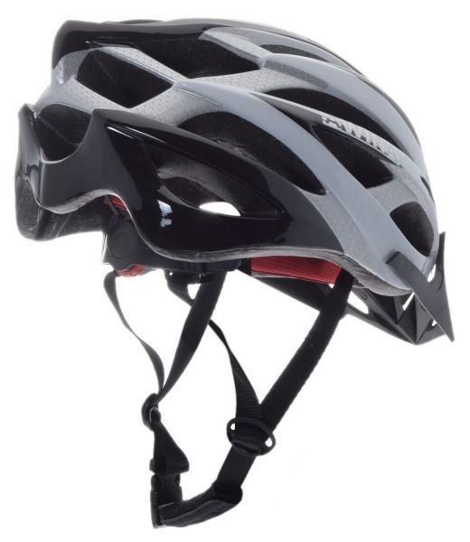 Kask rowerowy awina by moon mtb l srebrno/czarny