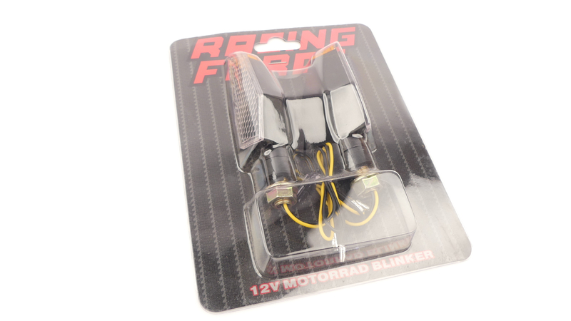 Kierunkowskazy mini strzałki czarne homologacja