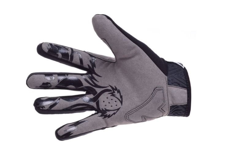 Rękawice cross enduro im czarno siwe hit