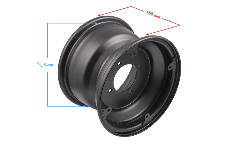 Felga 8 cali quad atv Barton 125-9 i 125-X