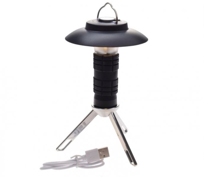 Lampa retro camping kemping wodoodporna 3 tryby świecenia USB Typ-C
