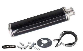 Tłumik wydech tuningowy uniwersalny czarny