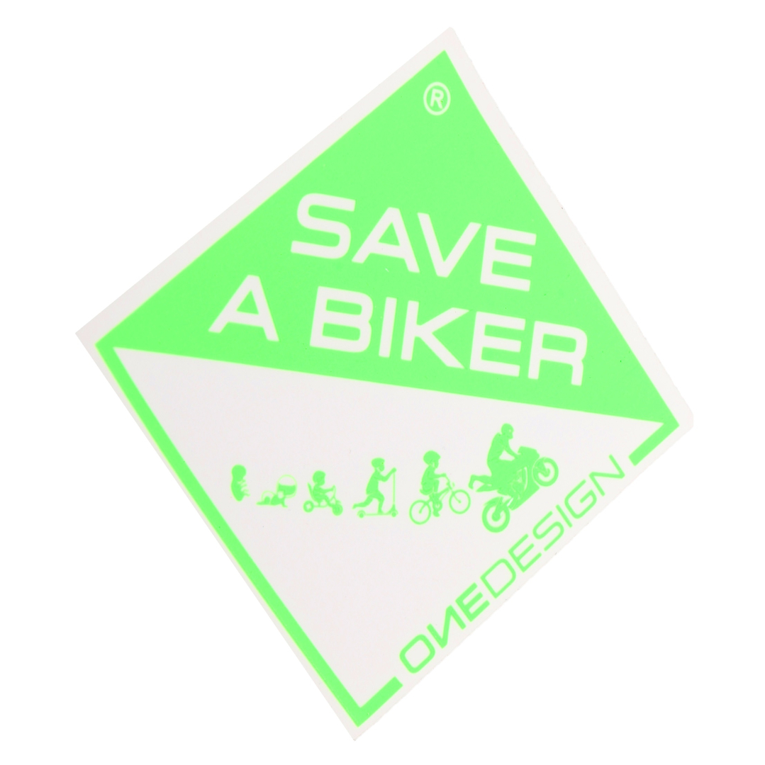Naklejka Save a Biker 7x7cm
