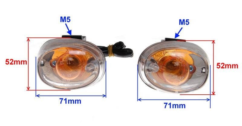 Kierunkowskazy przód 12V 10W Longjia Exactly