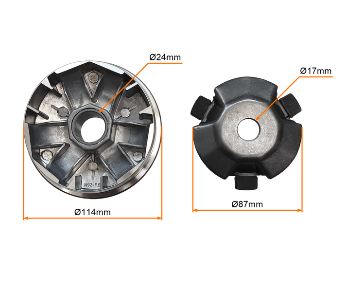 Wariator - sprzęgło przód komplet 4T Sym Peugeot 125 150 200 13g