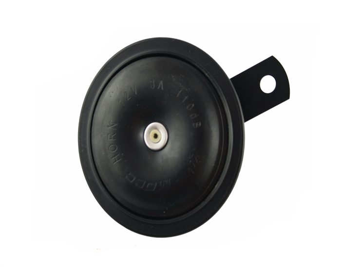 Klakson sygnał okrągły czarna plansza 12v 87mm