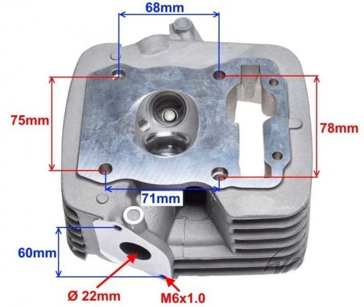 Głowica zawory wałek rozrządu honda cbf 125