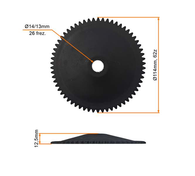 Tarcza zewnętrzna wariatora GY6 4T 50cc Zipp Romet Quest Kymco Kingway 