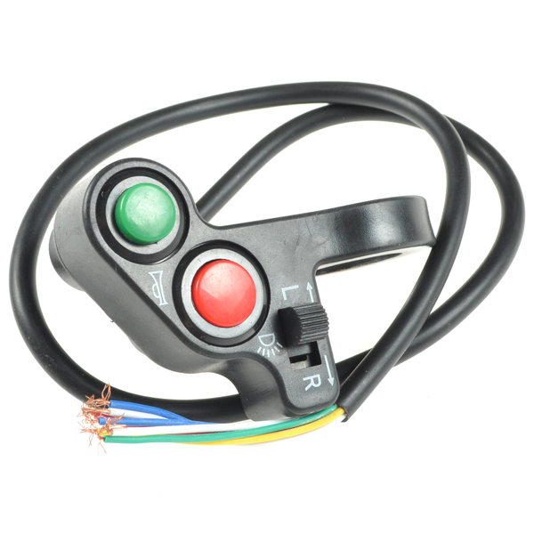 Przełącznik zespolony lewy enduro cross quad atv uniwersalny 7 kabli