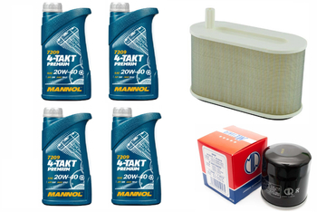 Filtr oleju powietrza olej HF303 Mannol 20W40 4L Yamaha V-MAX 1200 85-02r