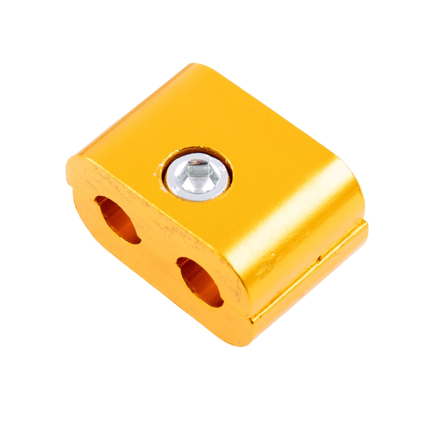 Łącznik linek uniwersalny aluminiowy cnc złoty Racing Force