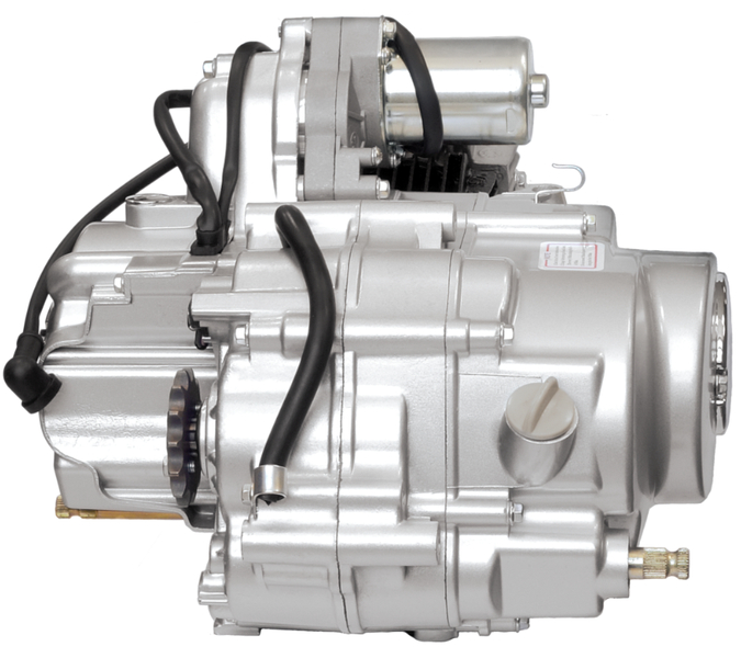 Silnik poziomy 139FMB, 50cc 4T, 4-biegowy manual, srebrny