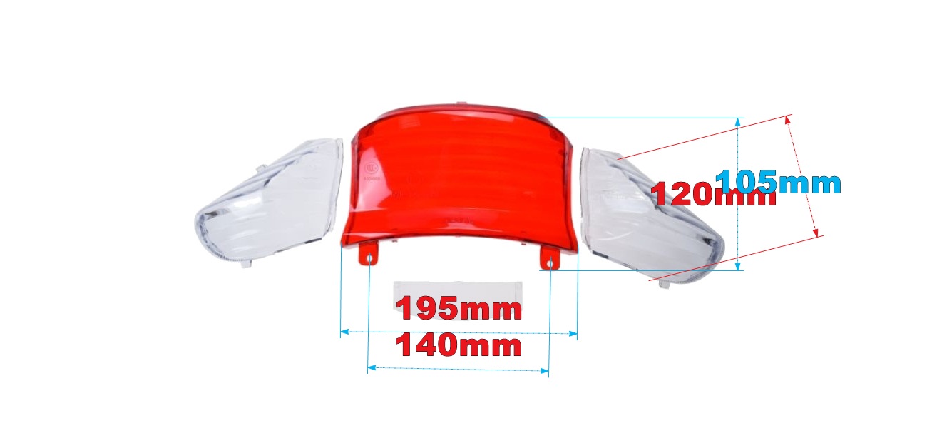 Klosze lampy tył quest romet longija keeway