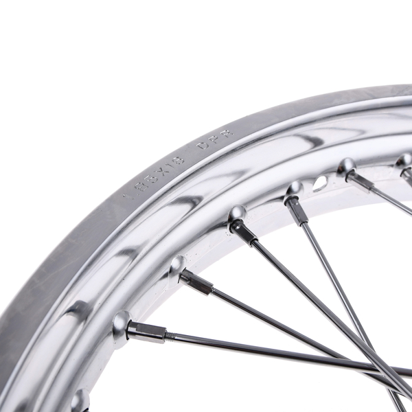 Koło jezdne 1,85x16 Simson S51 chrom szprychy inox DPR