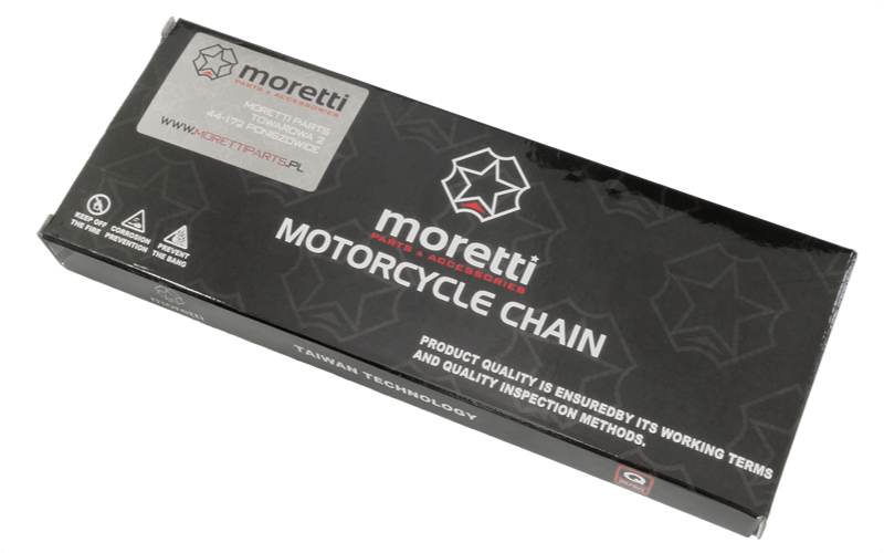 Łańcuch napędowy Moretti 420H-112L (bez o-ring)