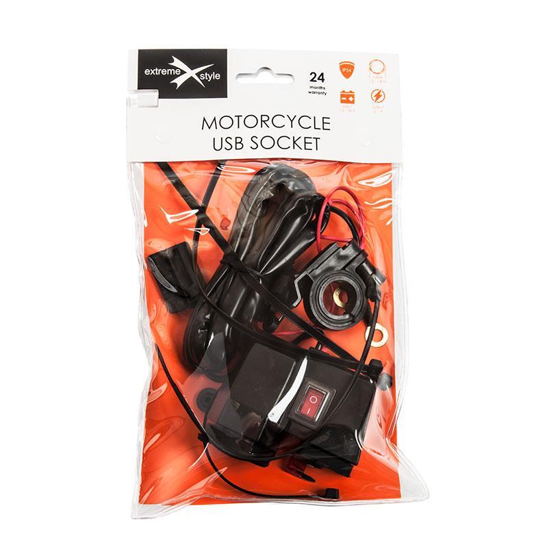 Gniazdo zapalniczki ładowarka Motocyklowe 2xUSB 2A