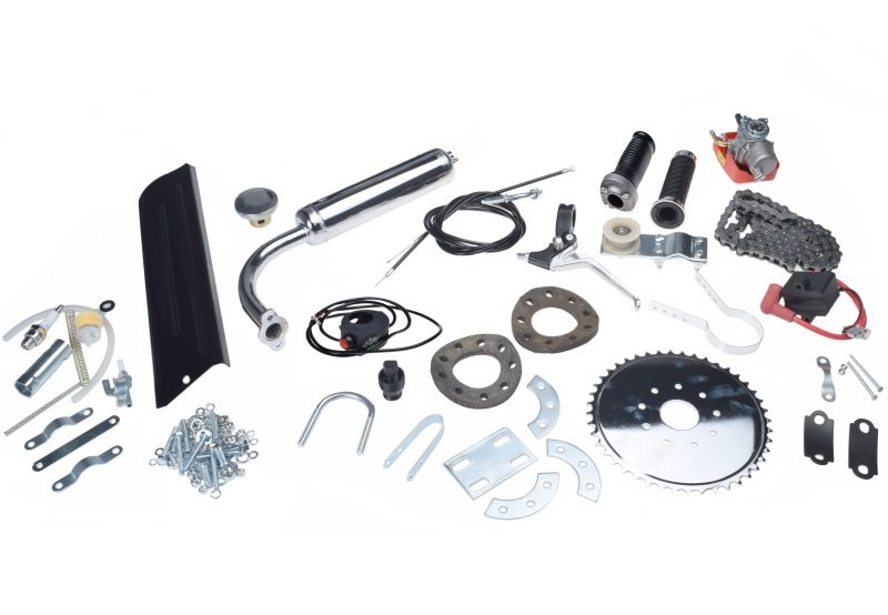 Silnik spalinowy do roweru 80cc 2T zestaw