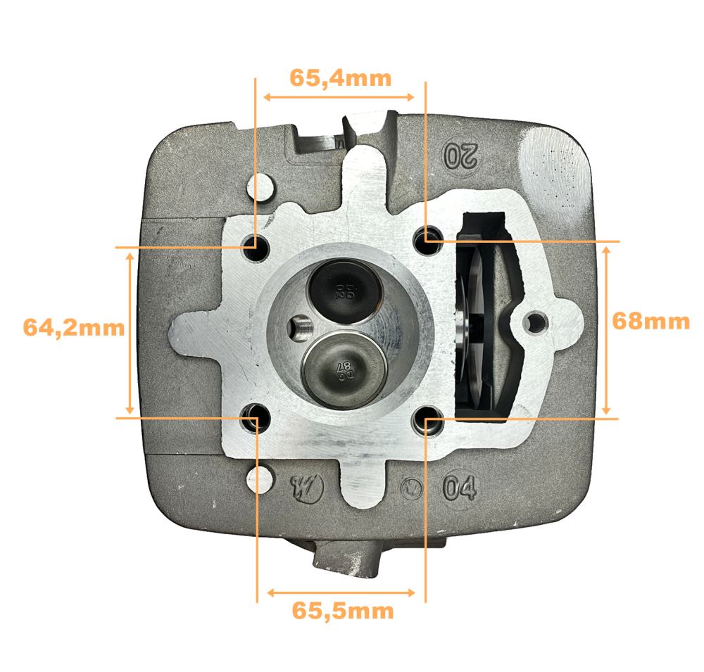 Głowica 250cc powietrze uzbrojona quad atv chińskie 250 4T Bashan