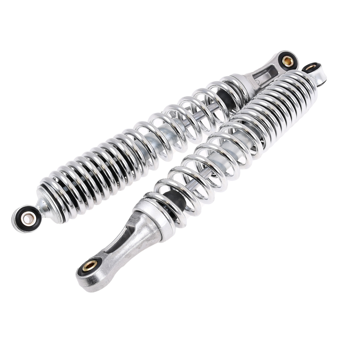 Amortyzatory tył 8/8/350mm chrom motorowery Romet komplet Delux