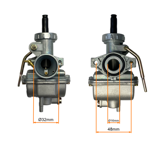 Gaźnik 139FMB ssanie ręczne metalowa dźwignia Barton Junak Kingway Romet