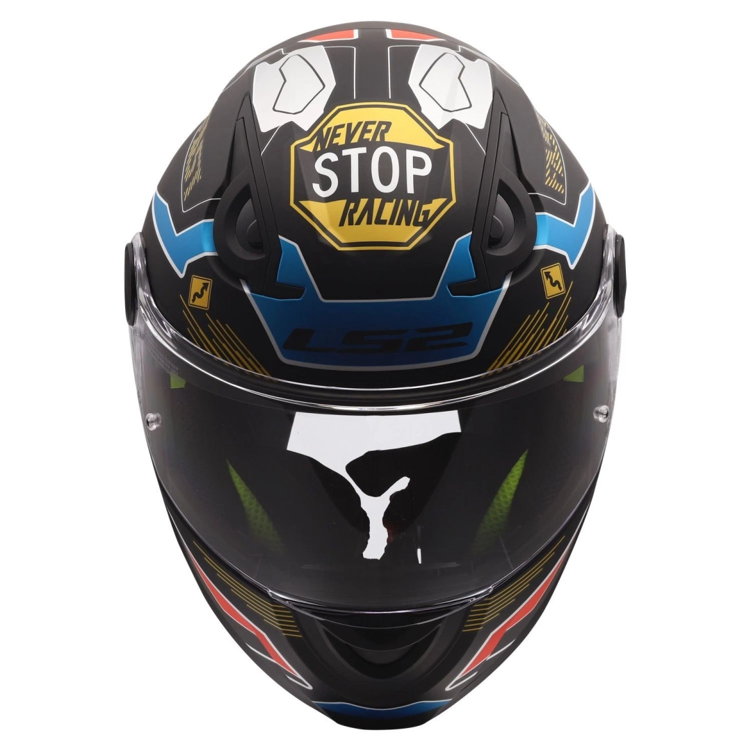 Kask dziecięcy LS2 FF812 Kid Zero Grey Red homologacja 22.06