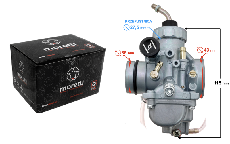 Gaźnik Yamaha DT 125