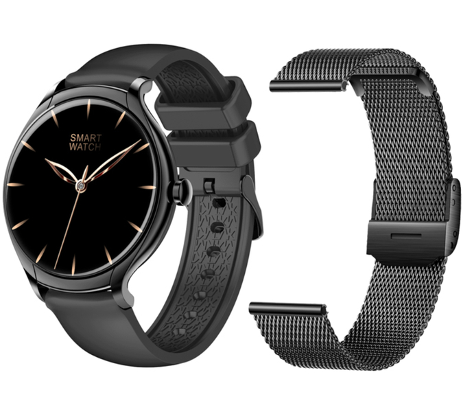 Smartwatch zegarek Rubicon męski damski RNCF13 czarny Bluetooth tryby sport