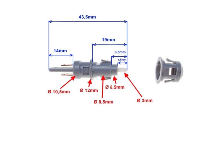 Czujnik hamulca stopu Malaguti Ciak F10 F12 F15 FIfty MGX MXR RGT F18 Spider