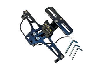 Uchwyt tablicy rejestracyjnej uniwersalny podświetlenie Led skuter motocykl