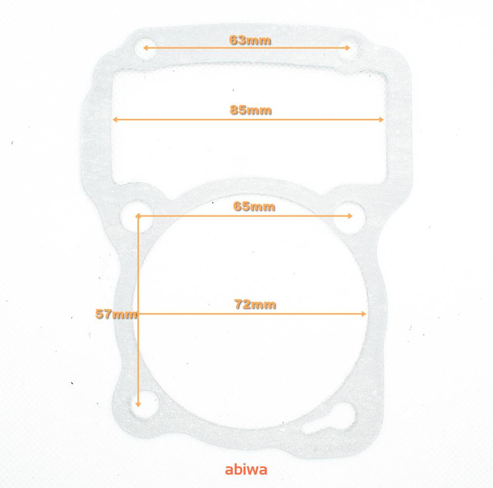 Uszczelki cylindra głowicy quad atv bashan 200ccm