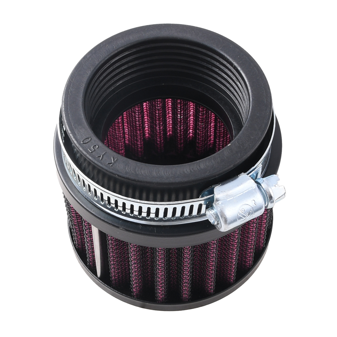 Filtr powietrza 50mm pod gaźniki PWK / OKO czarno czerwony Racing Force EVO