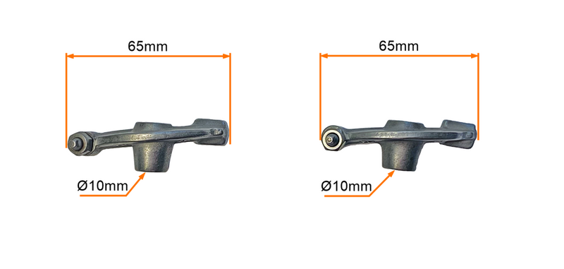 Dźwigienki zaworowe 139FMB 4T GY6 2 sztuki minichopper Barton Zipp Romet