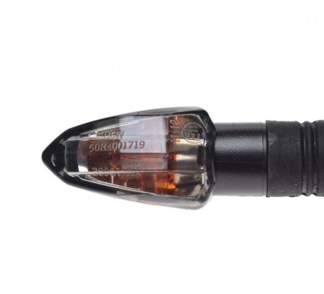 Kierunkowskaz przód jasny klosz czarny uniwersaln