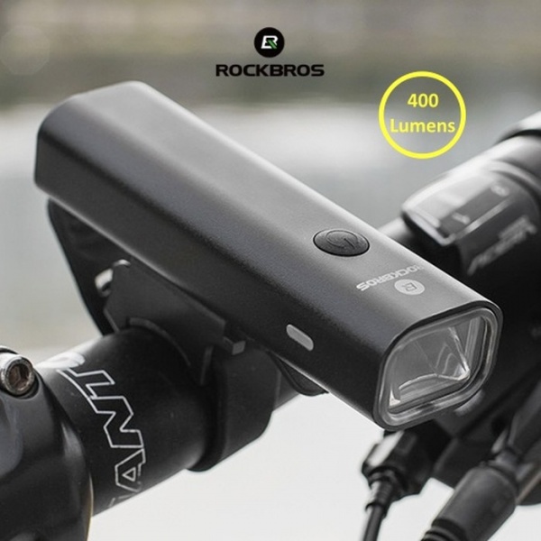 ROCKBROS Lampka rowerowa przednia 400LM 3 tryby