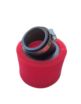Filtr powietrza 45mm czerwony pitbike MRF 120 140 Kayo 125 140 160 Pitgang