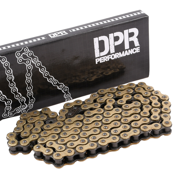 Łańcuch napędowy 112 ogniw 420H złoty wzmocniony Simson S51 DPR Performance
