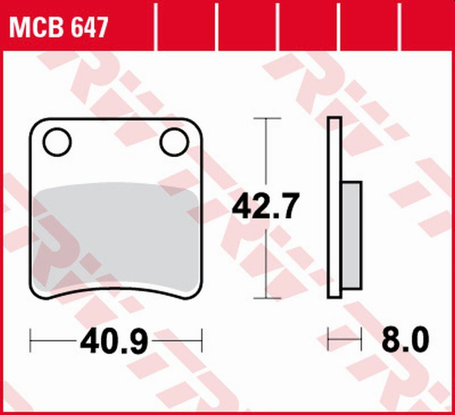 TRW klocki hamulcowe KH257 CAGIVA CITY DEALIM SJ 