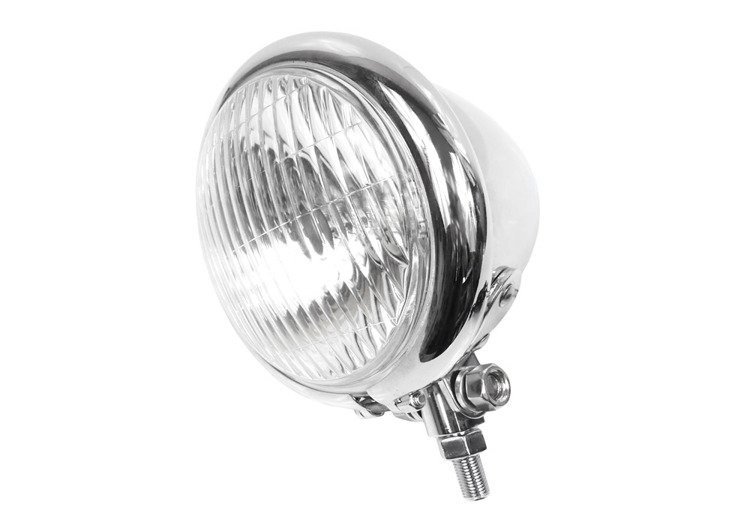 Lampa przód lightbar 4-1/2 cala 124mm chrom h4