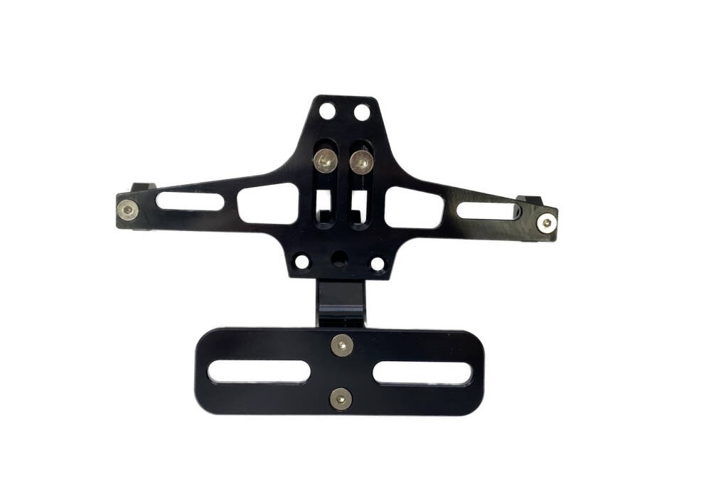 Uchwyt tablicy rejestracyjnej uniwersalny podświetlenie Led skuter motocykl