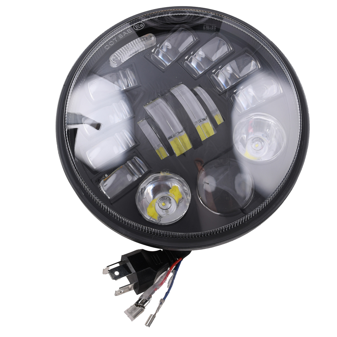 SIMSON Wkład lampy przód Led custom V7 homologacja E9 DPR Classic