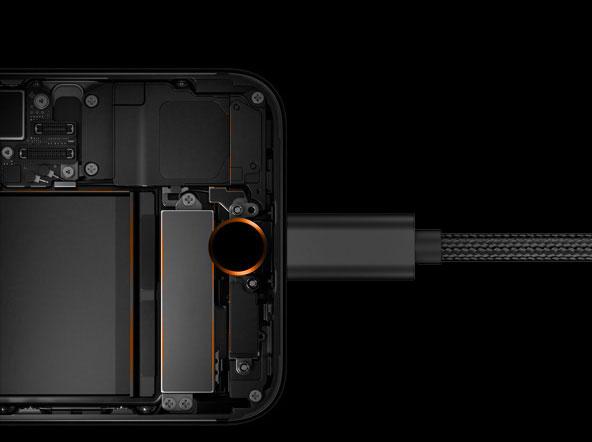 Kabel Spider USB typ-C - iPhone Lightning 1m Biały