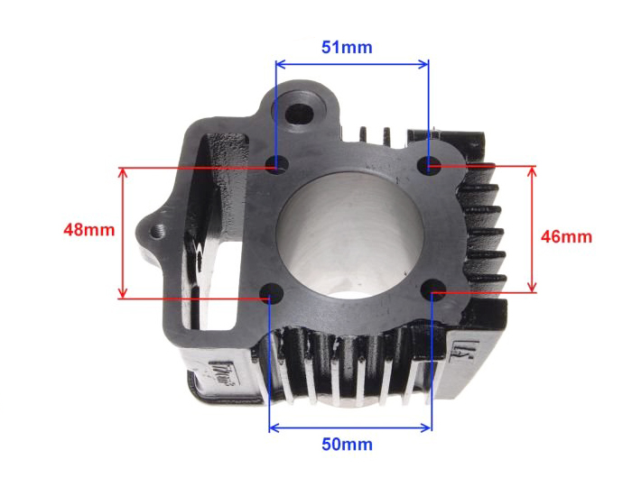 Cylinder chopper 110ccm 52,00mm kpl 4t quad atv