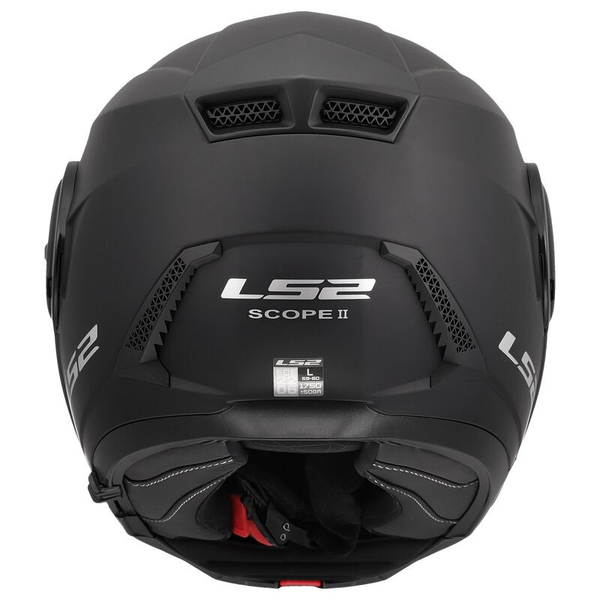 Kask szczękowy LS2 FF902 Scope II Solid Matt Black homologacja ECE 22.06